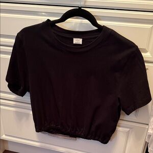 Wilfred Black Crop Top